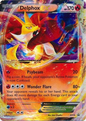 

Pokemon Delphox (19) Xy Black Star Promos Holo(Multicolor)