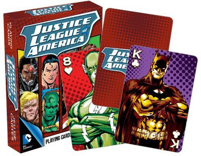 

Aquarius Dc Comics Justice League Of America Playing Cards(Maroon)