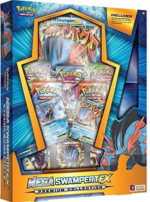 

Pokamon Pokemon Tcg Mega Swampert Ex Evolution Premium Collection Box Sealed(Multicolor)