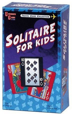 

University Games Solitaire For Kids(Blue)