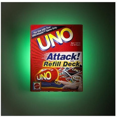 

Mattel Uno Attack Refill Deck(Red)