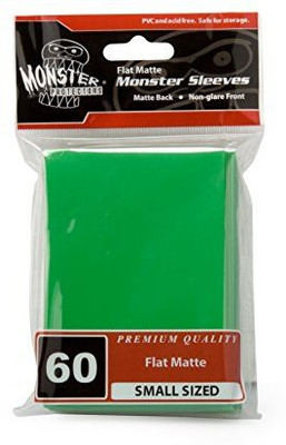 

Monster Protectors Sleeves Monster Protector Sleeves Smaller Size Flat Matte(Green)