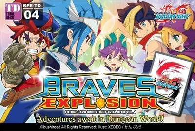 

Future Card Buddy Fight Future Buddyfight Bfetd04 Braves Explosion Trial Deck(Multicolor)