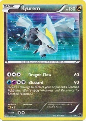 

Pokmon Kyurem (21) - Dragon Vault(Multicolor)