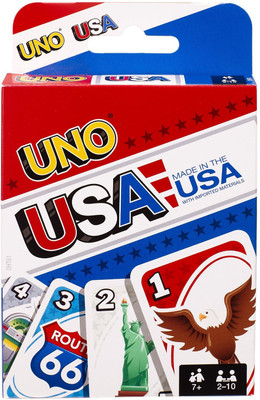 

Mattel UNO USA Game(Multicolor)