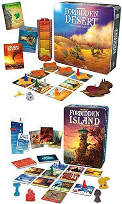 

Gamewright Forbidden Island And Forbidden Desert Board(Set Of 2)(Multicolor)