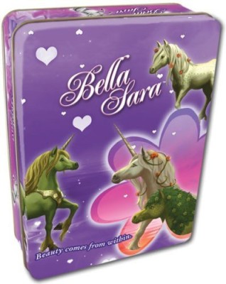 

Bella Sara Horses Trading 2008 Holiday Collectors Tin Set Random(Purple)