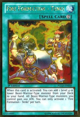 

Yu-Gi-Oh! Fire Formation Tenki (Pglden050) Premium Gold 1St Edition(Multicolor)