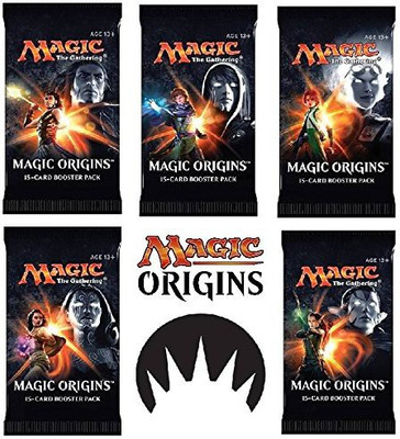

Magic: the Gathering 6 (Six) Packs Of Mtg Magic Origins Booster Pack Lot(Black)