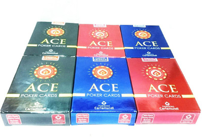 

Parksons Ace Poker 100% Plastic card (6pack)(Multicolor)