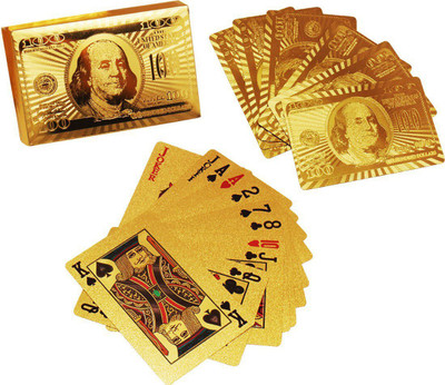 

Imperio 24K Gold Plated Playing Cards(Gold)
