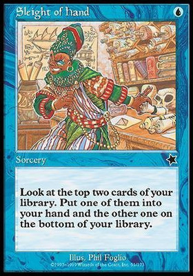 

Magic: the Gathering Sleight Of Hand Starter 1999(Blue)