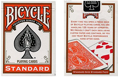 

US Playing Card Company Mmsbicycle Orange Back Uspcc Trick(Multicolor)