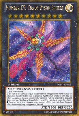 

Yu-Gi-Oh! Number C9 Chaos Dyson Sphere (Pglden022) Premium Gold 1St(Blue)