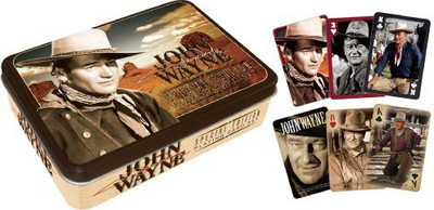 

Aquarius John Wayne Playing Gift Tin(Brown)