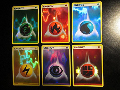 

Pokemon 6 Energy Complete Reverse Holo Foil Promo Set(Multicolor)