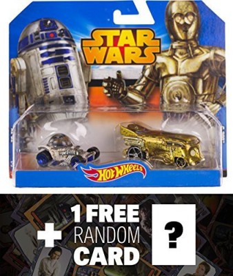 

Star Wars R2D2 & C3P0 164 Diecast Vehicle X Hot Wheel Series + 1(Multicolor)