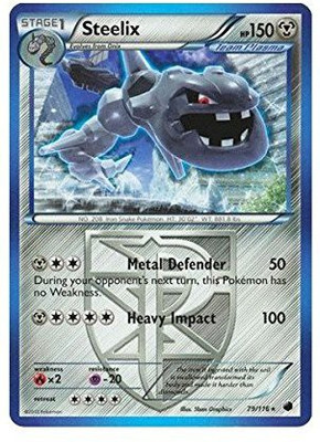 

Pokemon Steelix (79/116) Plasma Freeze(Blue)