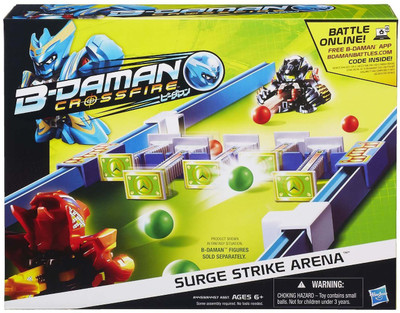 

Hasbro B damon Crossfire Surge Strike Arena Battlefield Virtual Online Game with Collector Card(Multicolor)