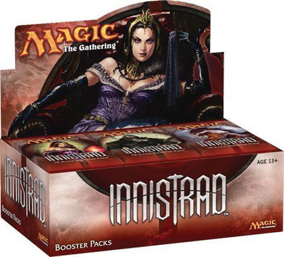 

Magic: the Gathering " Innistrad Booster Box (36 Packs) Factory Sealed Mtg"(Maroon)
