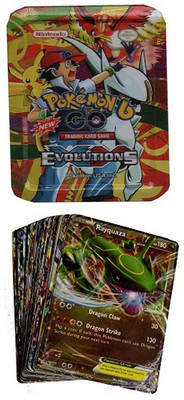 

Switch Control Pokemon Evolutions small tin with 35 EX cards(Multicolor)
