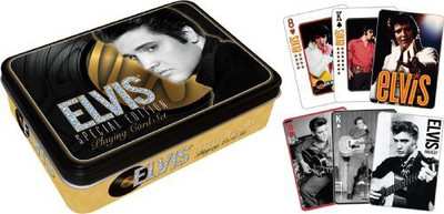 

Aquarius Elvis Gold Playing Gift Tin(Multicolor)