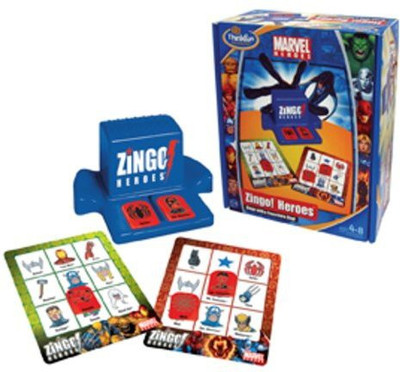 

ThinkFun Zingo Marvel Heroes Bingo With A Super Hero Zing(Blue)