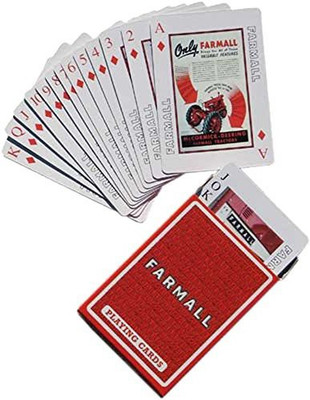 

Farmall Tractor Collectible Playing Cards(Red)