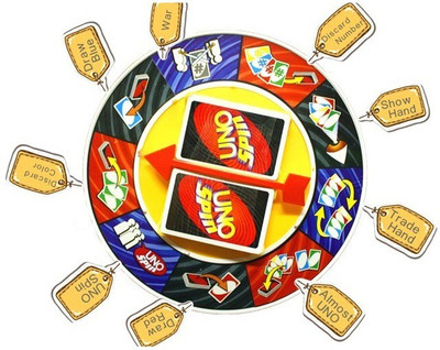 Emob UNO SPIN Wheel Card Family Board Game(Multicolor) available at flipkart for Rs.549