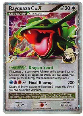 

Pokemon Platinum Rayquaza C Lv X Dp47 Promo Pokmon(Grey)