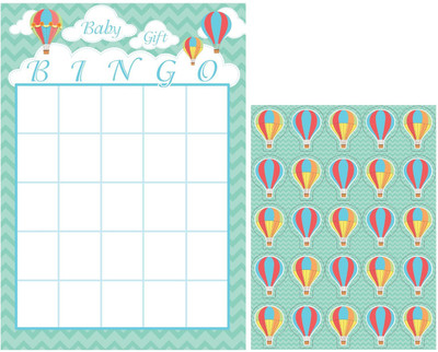 

Creative Converting Away Baby Shower Bingo Game(Multicolor)