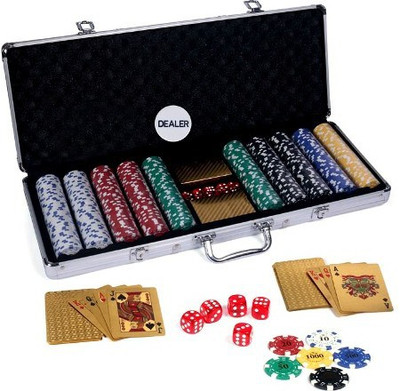 

Casinoite Gold Poker Chip Set 500 Toy(Multicolor)