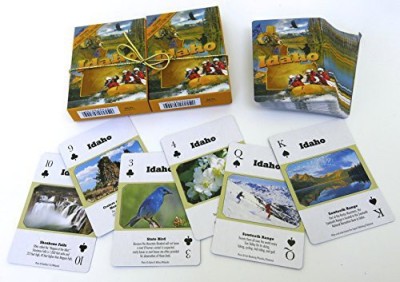 

Shopitivity LLC Idaho playing double Decker souvenirs(White)