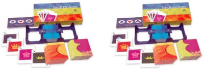 

Parksons Impression Designer Playing Cards 3 Decks Set of 2(Multicolor)