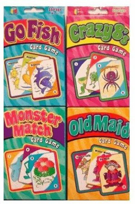 

Playmore Childrensold Maidgo Fishcrazy 8S & Monster Match (4 Decks)(Multicolor)
