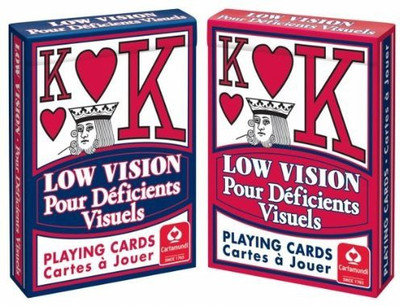 

Cartamundi Low Vision Playingpoker Size(Multicolor)