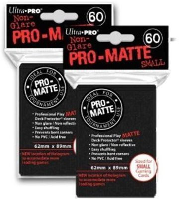 

Ultra Pro Ultra Pro Promatte Small (120 Count) Black Deck Protector(Black)