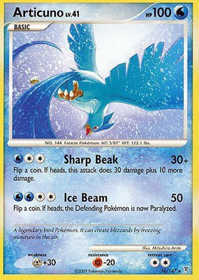 

Pokemon Platinum Supreme Victors Single Articuno 16 Rare(Blue)