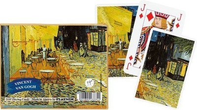 

Piatnik Van Gogh Cafe Double Deck Playing Cards(Gold)