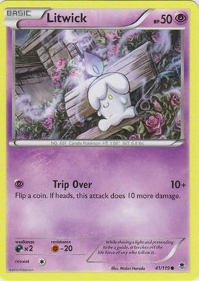 

Pokemon Litwick (41/119) Xy Phantom Forces(Purple)