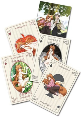 

Great Eastern Spice & Wolf Holo Playing Cards(Multicolor)