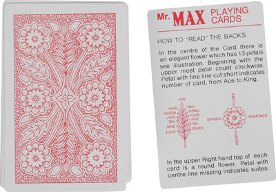 

Bs Spy Magic Playing Cards Best For Flash BS4 Duplex Centered Board(Red)