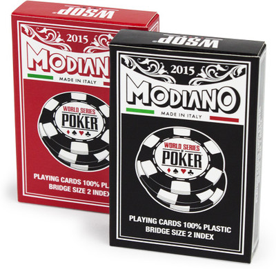 

Modiano WSOP Europe Pack Of 8 ( Red & Black)(Red & Black)