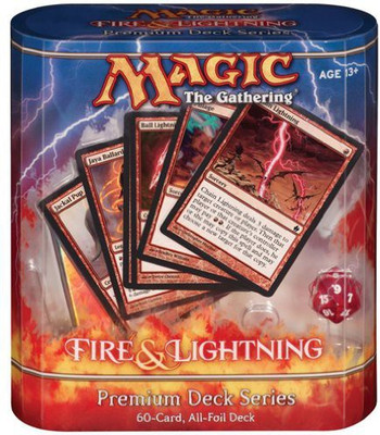 

Fire and Lightning Premium Deck Magic The Gathering(Multicolor)