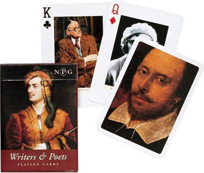 

Piatnik Writers & Poets Single Deck Playing(Set Of 52 S)(Brown)