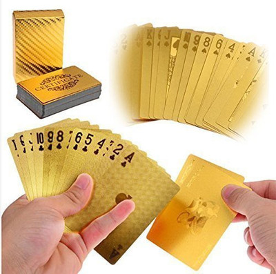 

LLF Luxury 24K Gold Foil Poker Playingdeck Carta De Baralho(Gold)