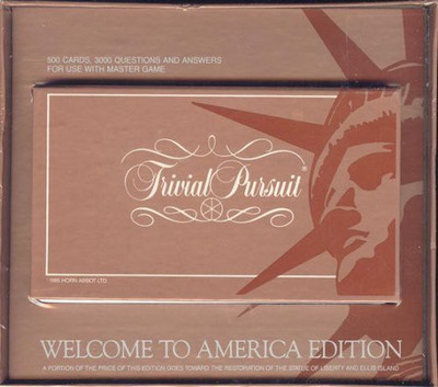 

Selchow & Righter Trivial Pursuit Welcome To America Edition Set (For Use(Brown)