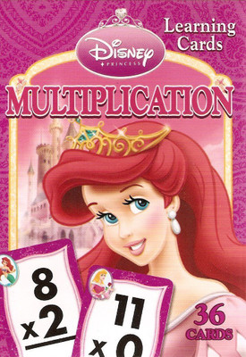 

Disney Princess Multiplication Learning/Flash Cards(Pink)