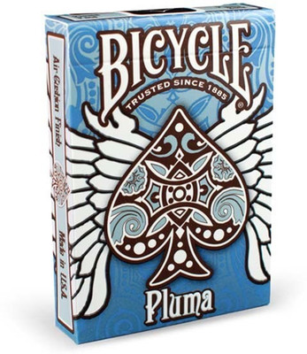 

Bicycle Pluma Playing Cards (BLUE) Poker Magic Deck by USPCC(Blue)