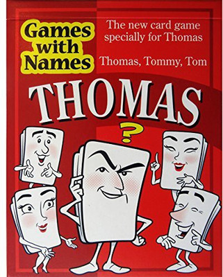 

The Name's the Game Thomas'S Fun Boys Birthday Gift Idea For Boys Called(Red)